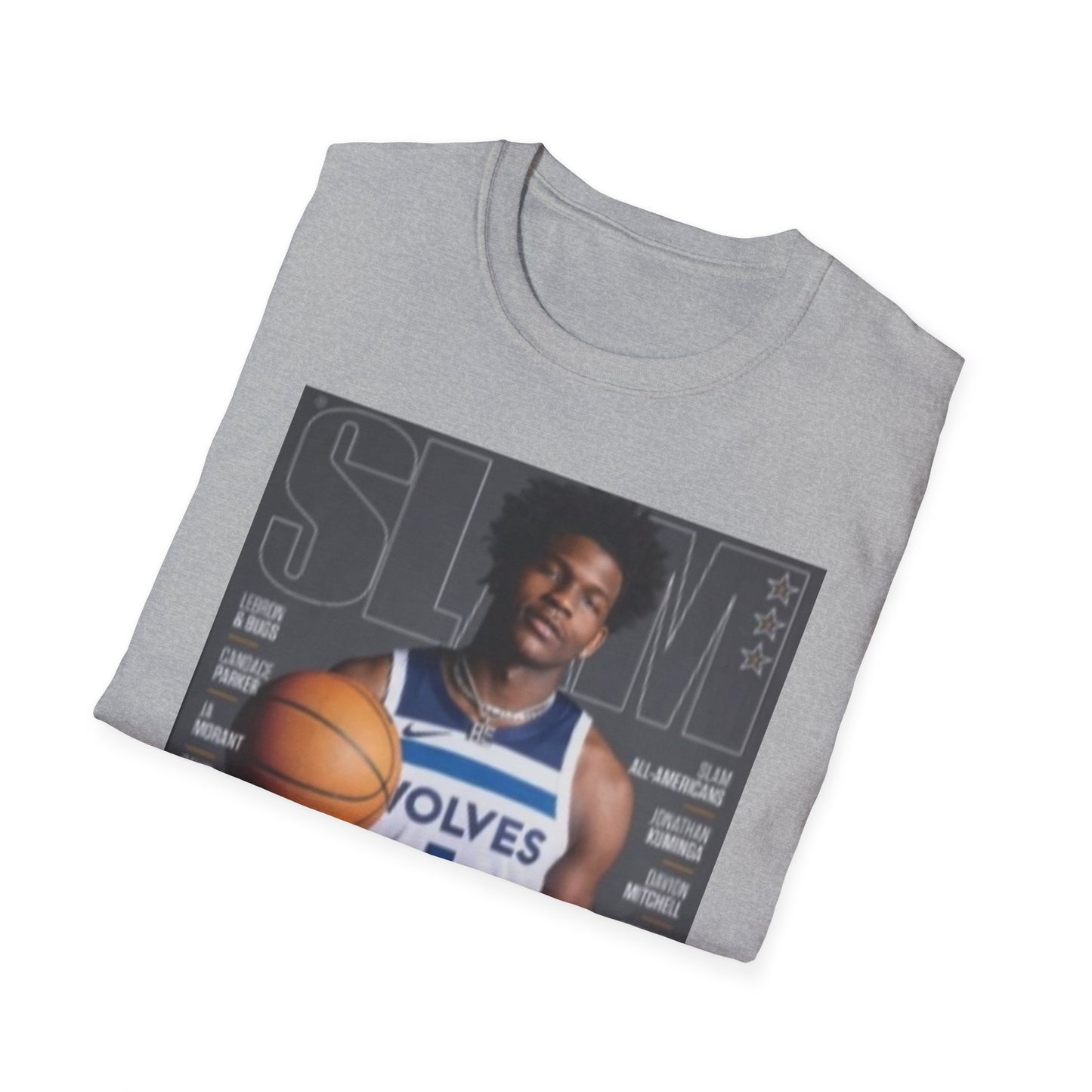 Anthony Edwards Slam Graphic Tee - Ant-Man Basketball T-Shirt - Timberwolves Rising Star Streetwear - Graphic Fusion tees