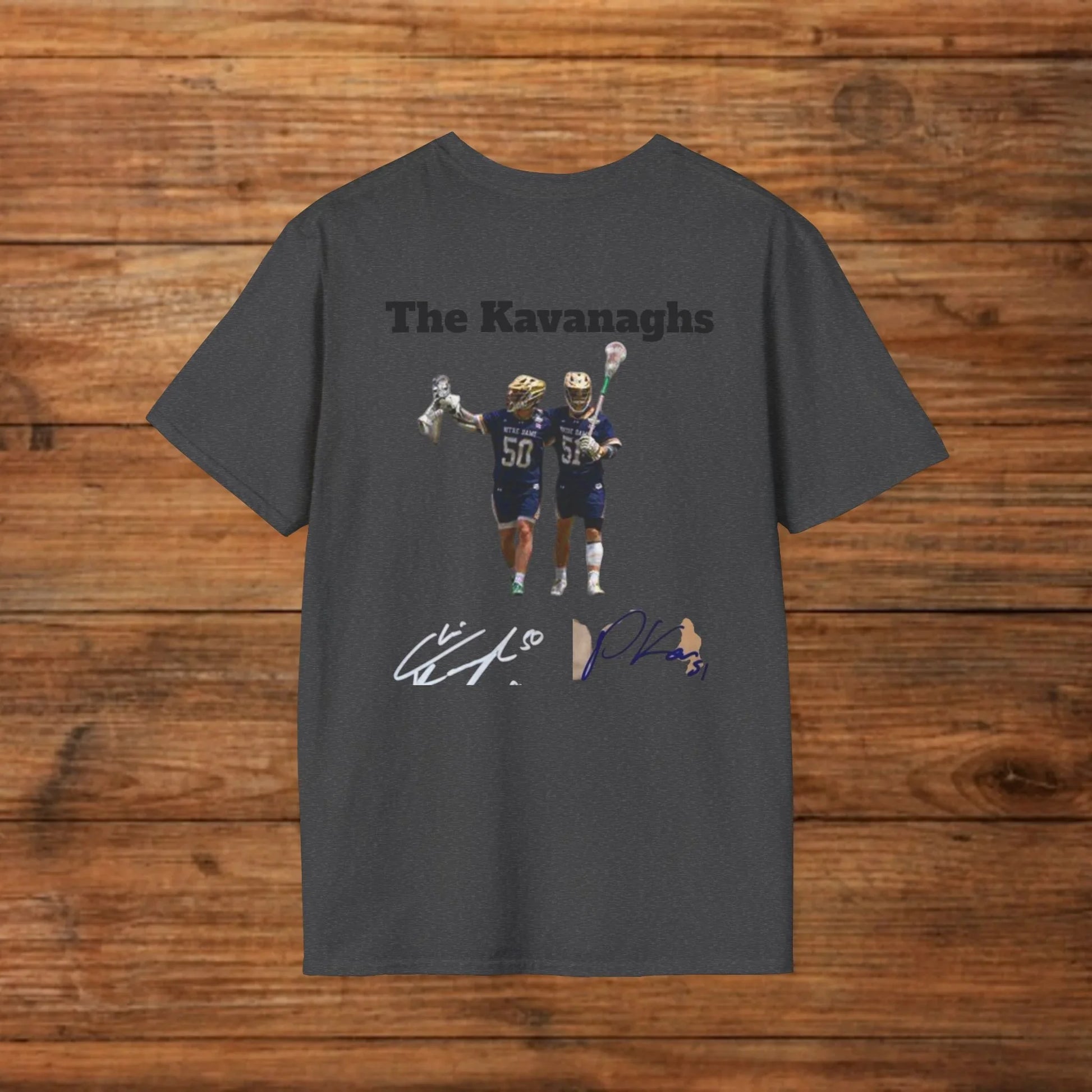 Kavanaugh Brothers Lacrosse Graphic Tee - Family Team Spirit T-Shirt - Custom Lacrosse Apparel - Graphic Fusion tees