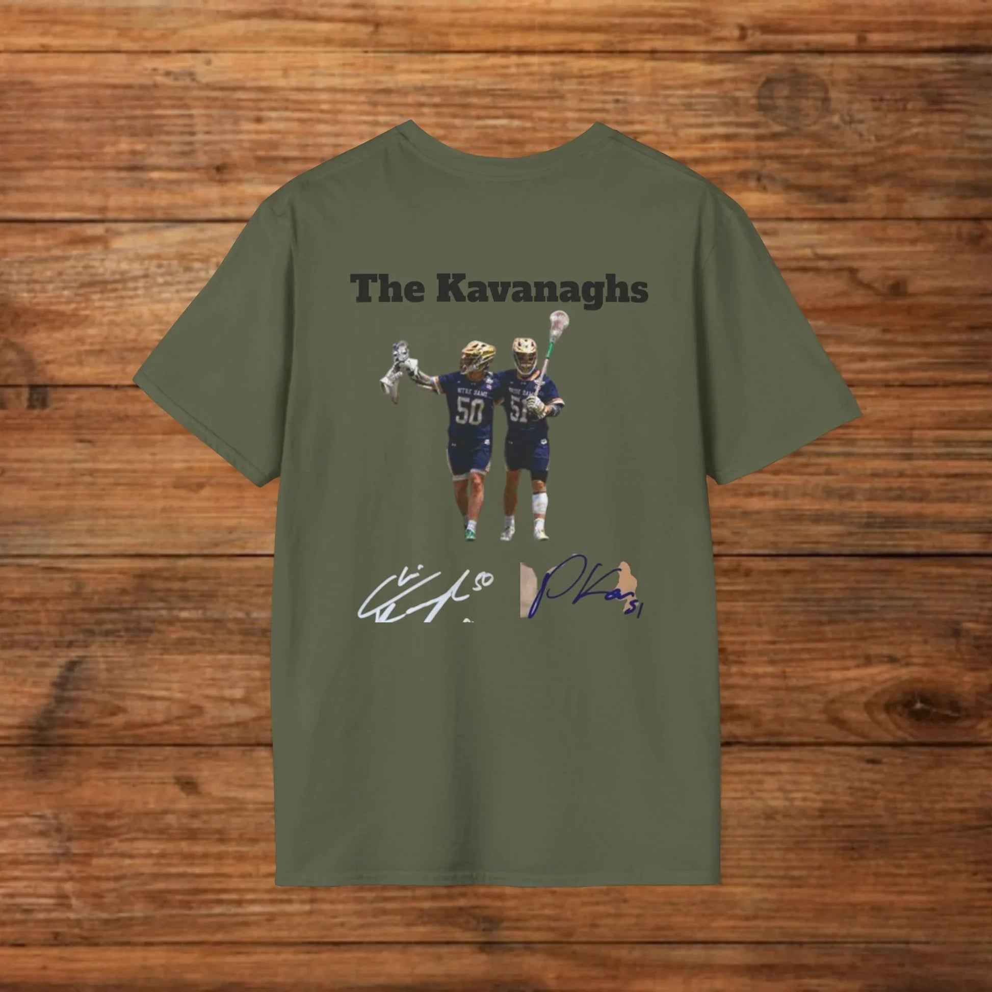 Kavanaugh Brothers Lacrosse Graphic Tee - Family Team Spirit T-Shirt - Custom Lacrosse Apparel - Graphic Fusion tees