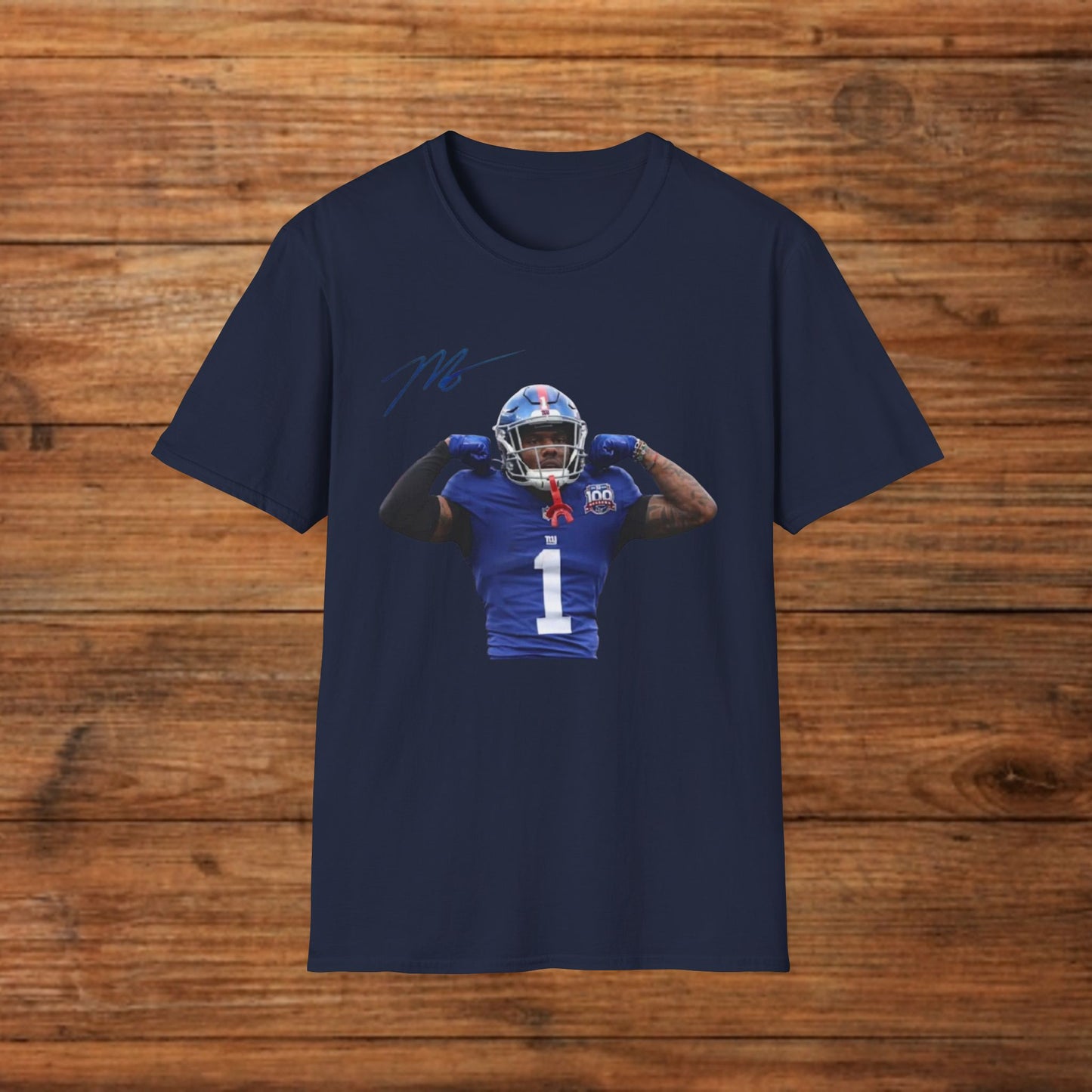 Malik Nabers Graphic Tee - NY Giants Fan Apparel, Unisex Football T-Shirt, Rookie Star Jersey - Graphic Fusion tees