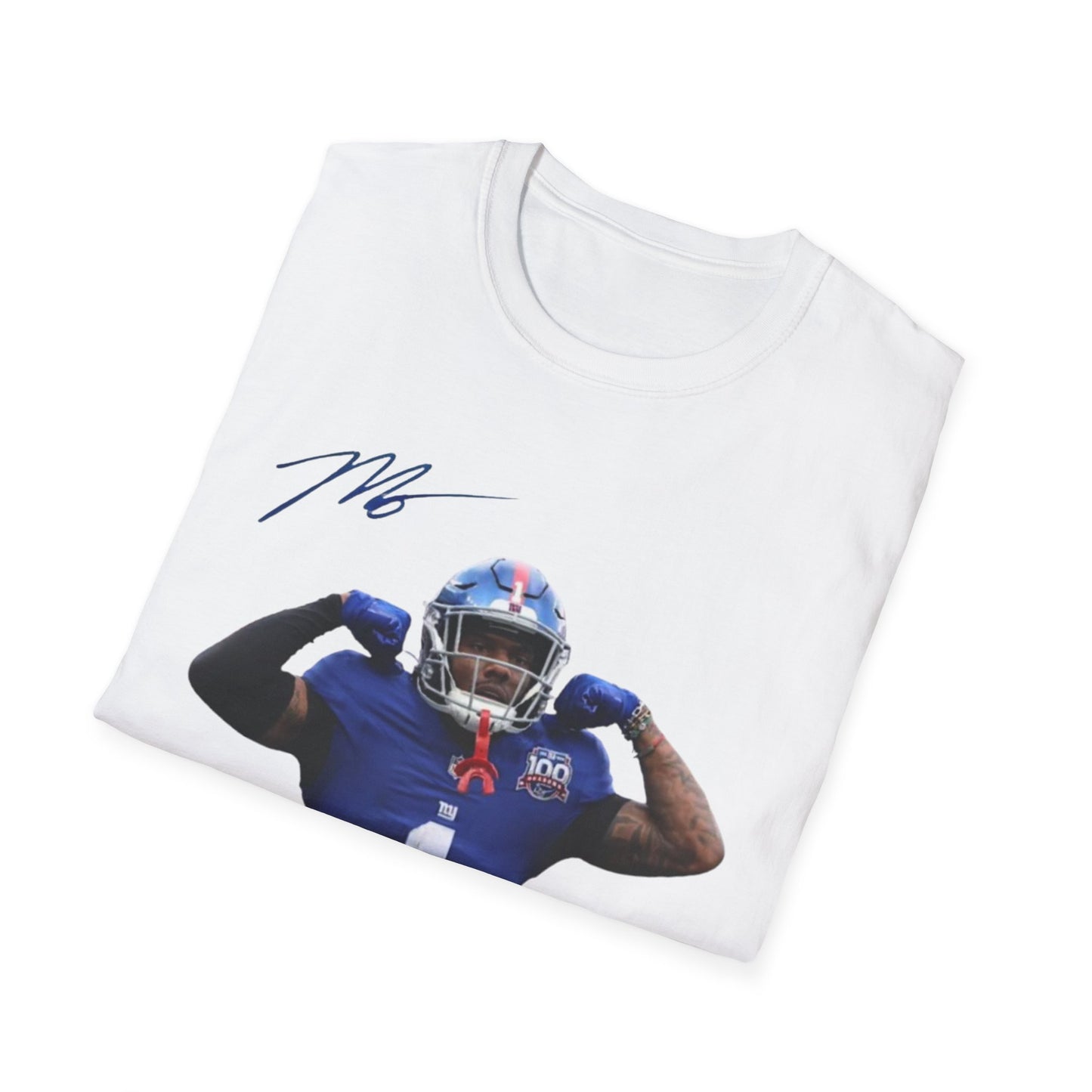 Malik Nabers Graphic Tee - NY Giants Fan Apparel, Unisex Football T-Shirt, Rookie Star Jersey - Graphic Fusion tees