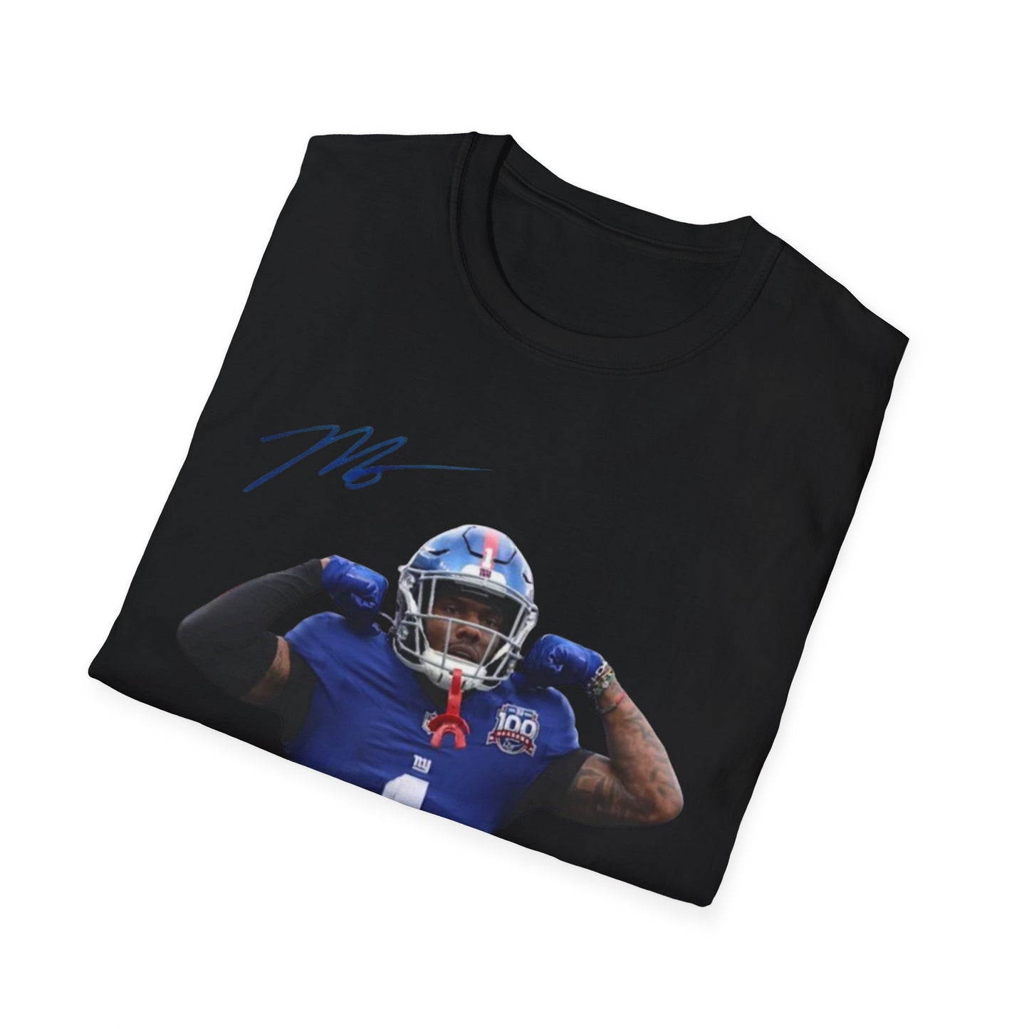 Malik Nabers Graphic Tee - NY Giants Fan Apparel, Unisex Football T-Shirt, Rookie Star Jersey - Graphic Fusion tees
