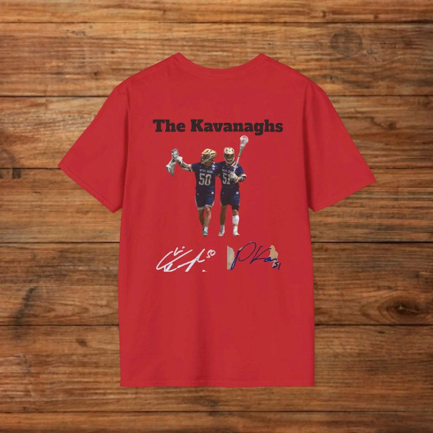 Kavanaugh Brothers Lacrosse Graphic Tee - Family Team Spirit T-Shirt - Custom Lacrosse Apparel - Graphic Fusion tees