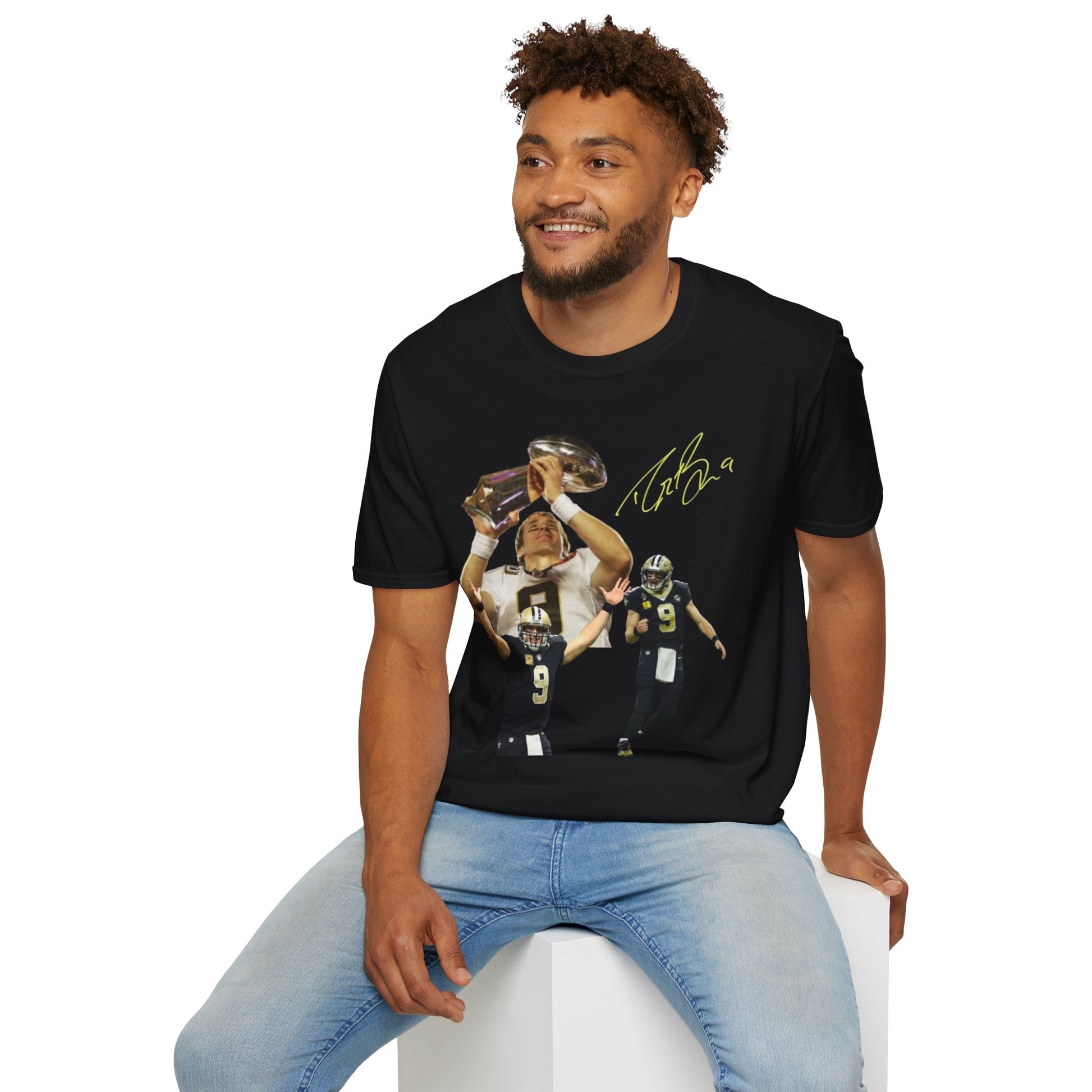 Drew Brees Football Legend Shirt - Saints QB Tribute Tee - NFL Fan Apparel - Unisex Sports Shirt - Graphic Fusion tees