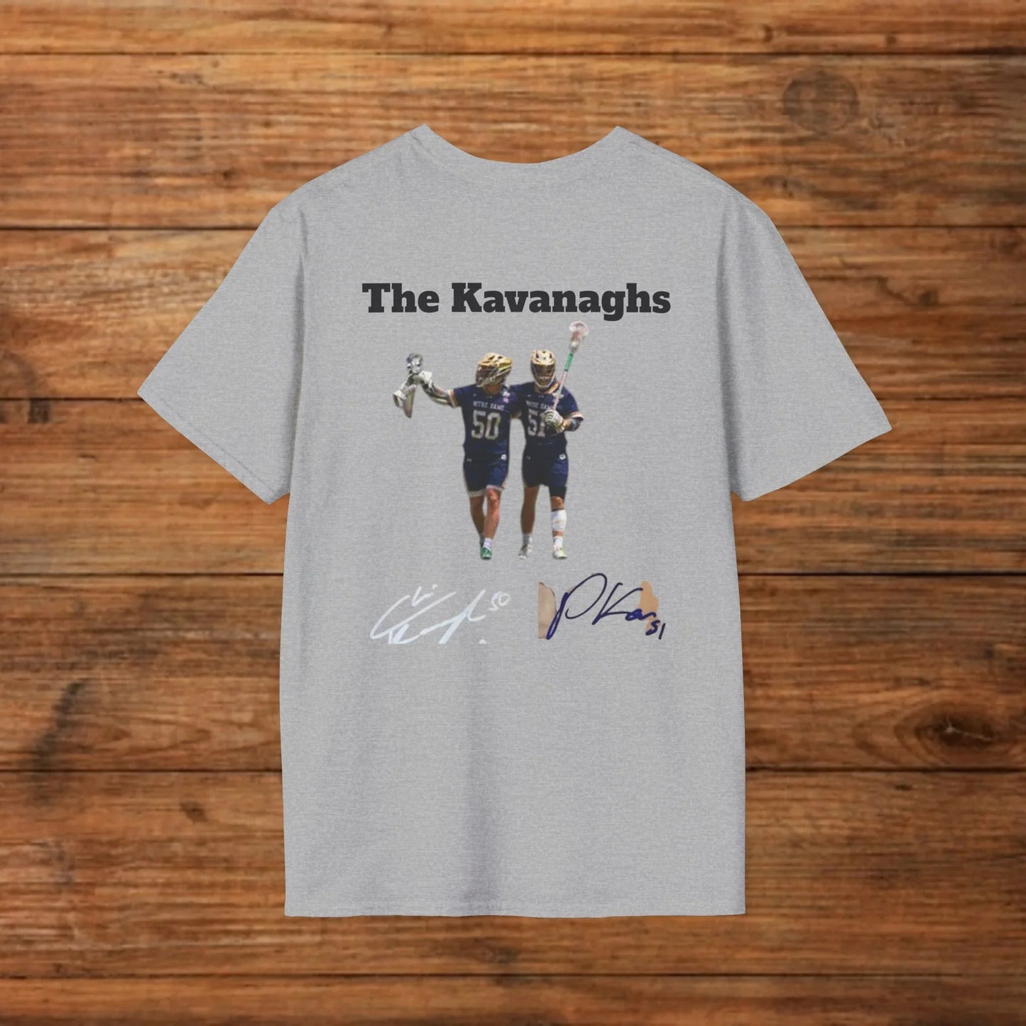 Kavanaugh Brothers Lacrosse Graphic Tee - Family Team Spirit T-Shirt - Custom Lacrosse Apparel - Graphic Fusion tees