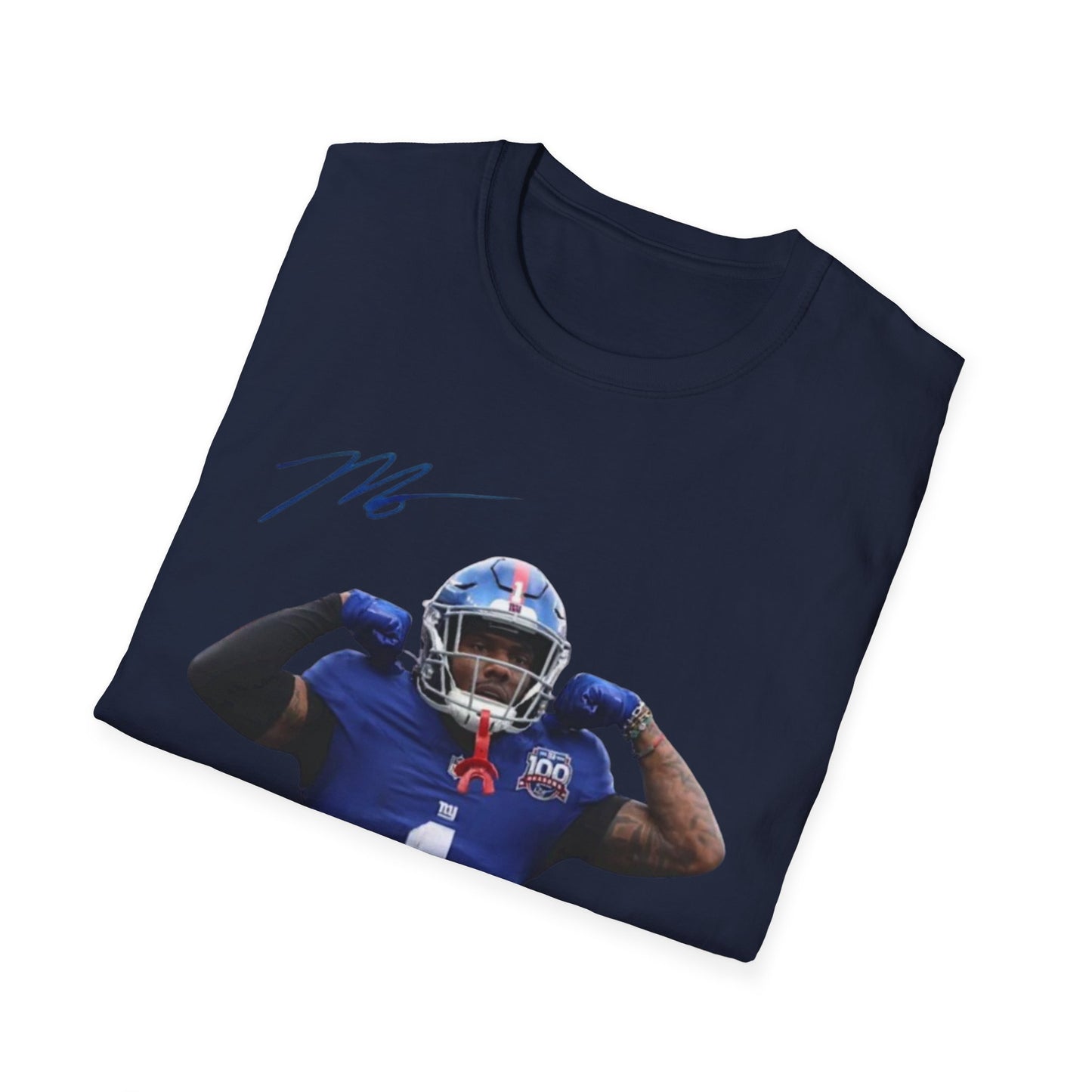 Malik Nabers Graphic Tee - NY Giants Fan Apparel, Unisex Football T-Shirt, Rookie Star Jersey - Graphic Fusion tees