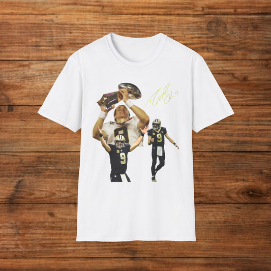 Drew Brees Football Legend Shirt - Saints QB Tribute Tee - NFL Fan Apparel - Unisex Sports Shirt - Graphic Fusion tees