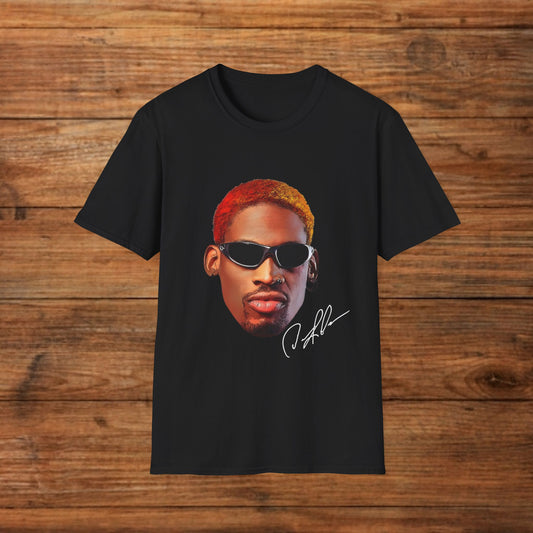 Dennis Rodman The Worm Graphic Tee - Bulls Legend Basketball T-Shirt - Rebounding King Streetwear - Graphic Fusion tees