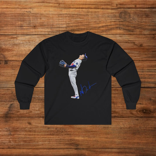Long Sleeve Tee - Street Wear World Series Dodgers Shirt - Graphic Fusion tees